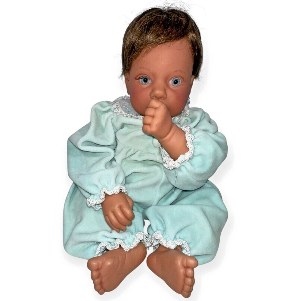 Lee Middleton Baby Doll by Reva 1997 Brown Hair‎ Blue Eyes 732/1000-Thumb Sucker